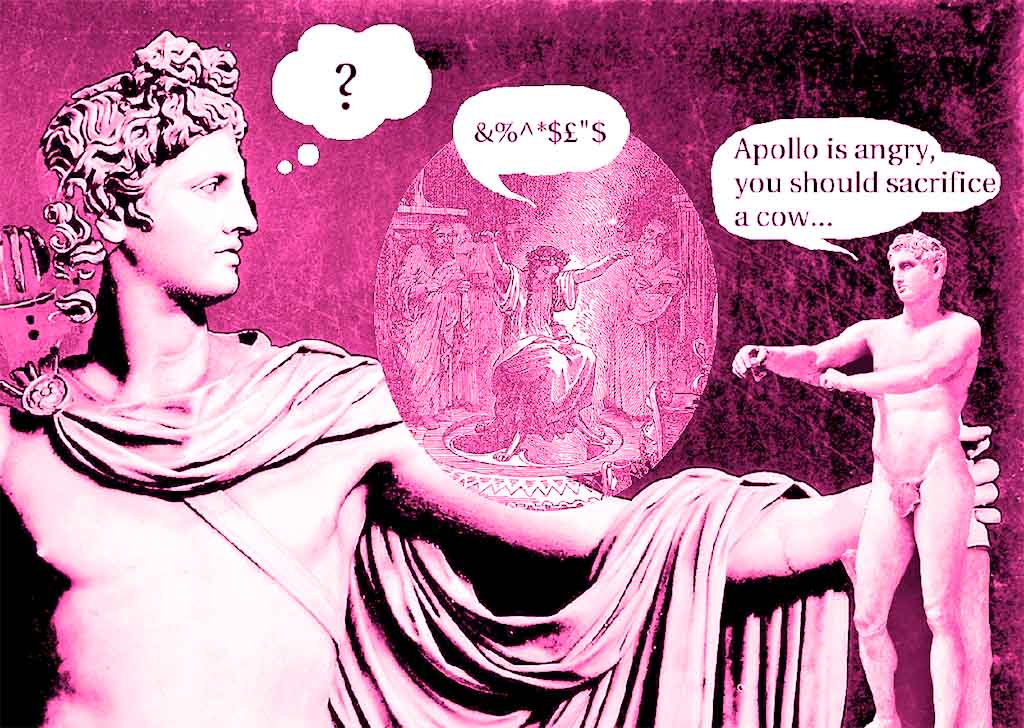 Big data creating text and the human response “Big Data is angry, you should sacrifice a cow”